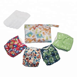 Popfish Pocket Style 9Pcs/set Washable Reusable Diaper
