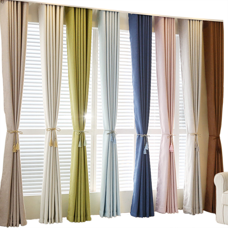Cortina Cortina de luxo Sala de estar, Estilo Francês Novo Estoque 100 Poliéster Cortinas de Janela Cantão