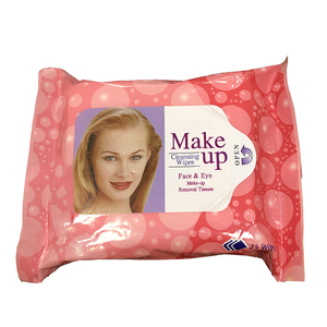 25Pcs Makeup Cleansing Wipes Face And Eye Make Up Remover Cleaning Wet Tissue