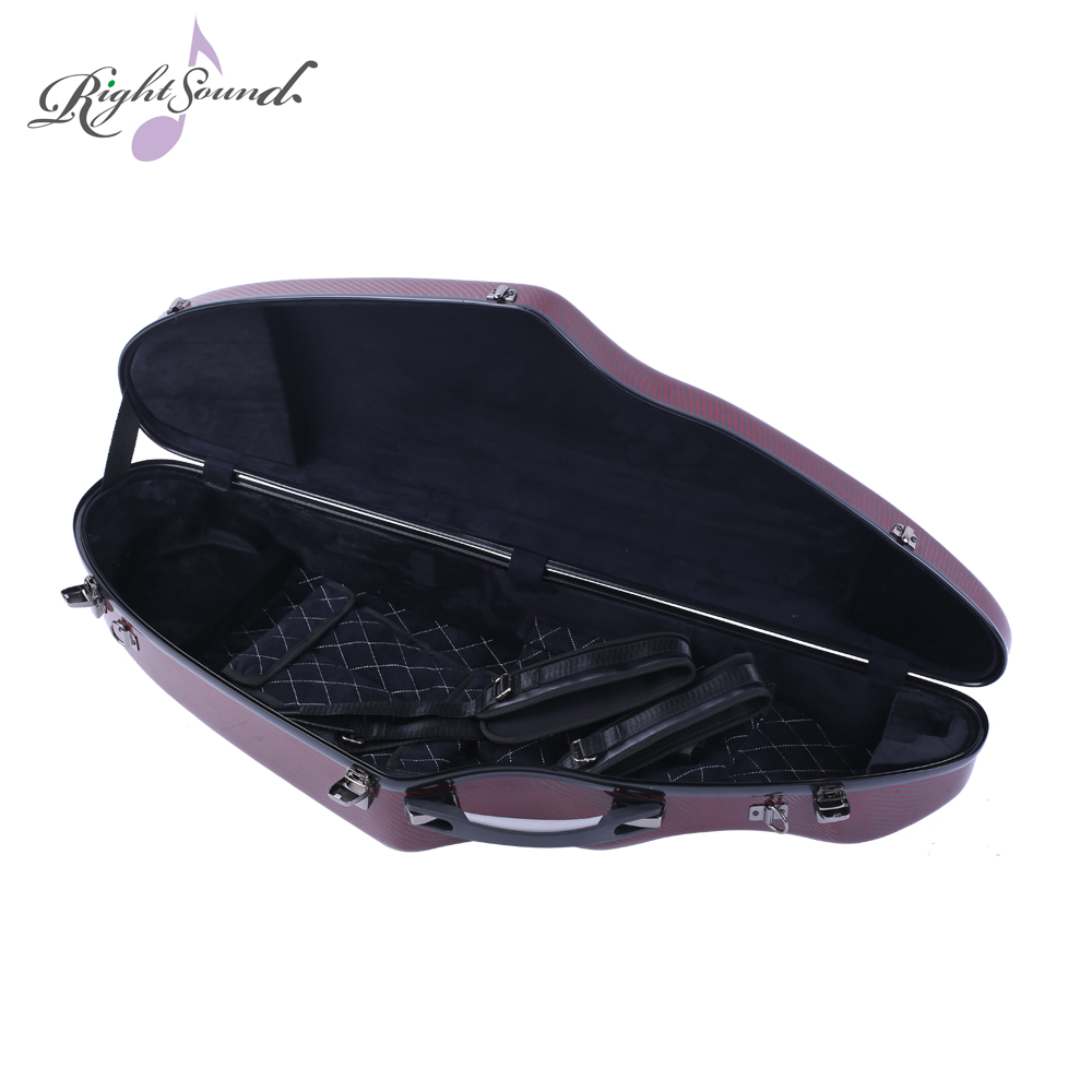 Manufactory professional saxophone hard case colorful carbonfiber tenor saxophone case