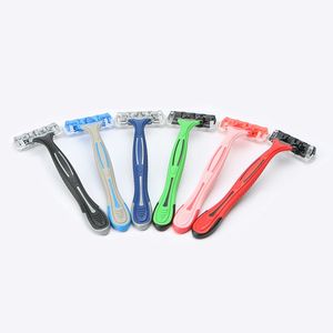 D316L wholesale price triple blade razor stainless steel shaving disposable razor/razor triple blade