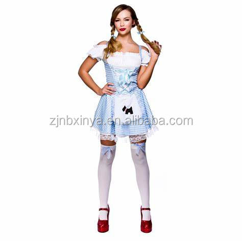 GIRLS DOROTHY COSTUME AND BASKET SCHOOL BOOK WEEK FANCY DRESS CHILDS CHARACTER