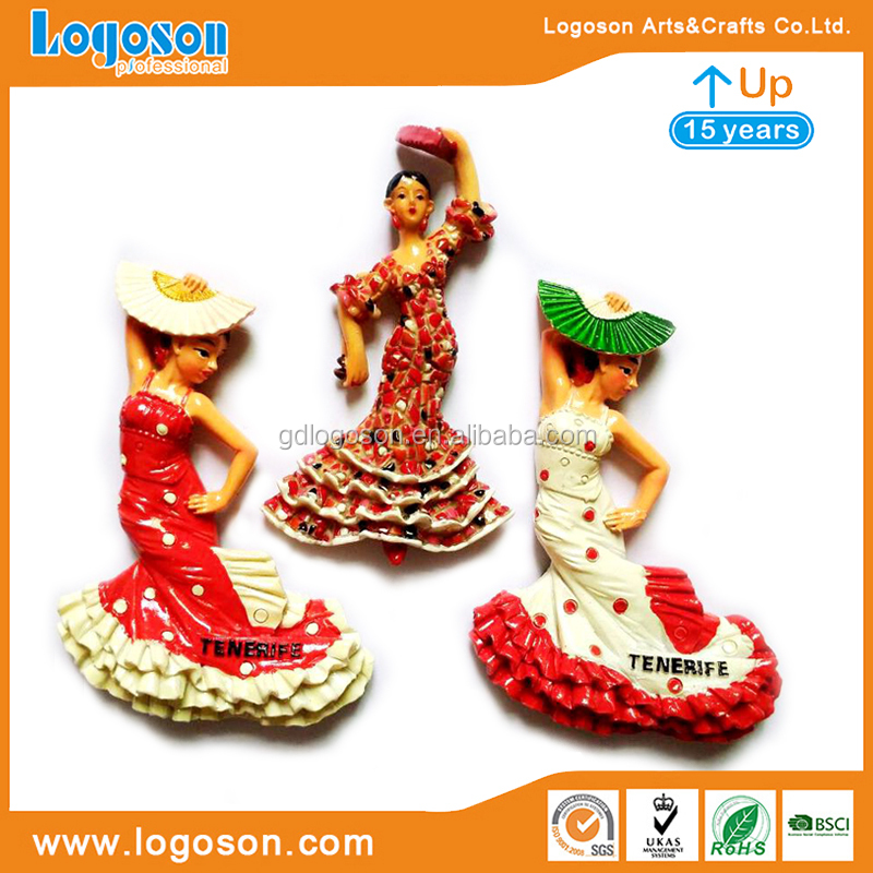 Magnete E Portachiavi Barcellona - Souvenir Spagna In PVC Per Frigorifero E Chiavi