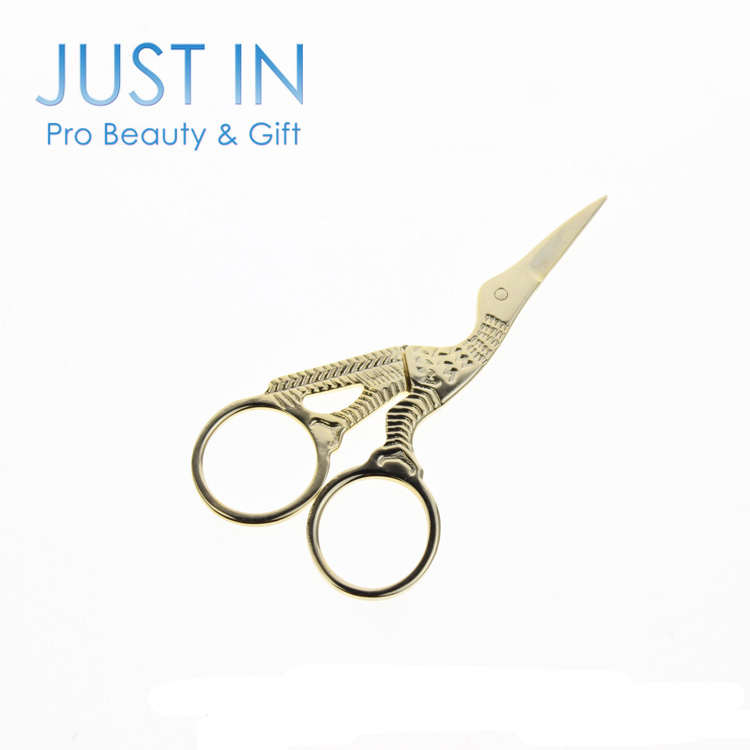 Ножницы для вышивки птиц золотого цвета, 9 см