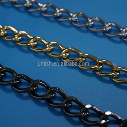European Standard Shiny Metal Chain For bags and Garment