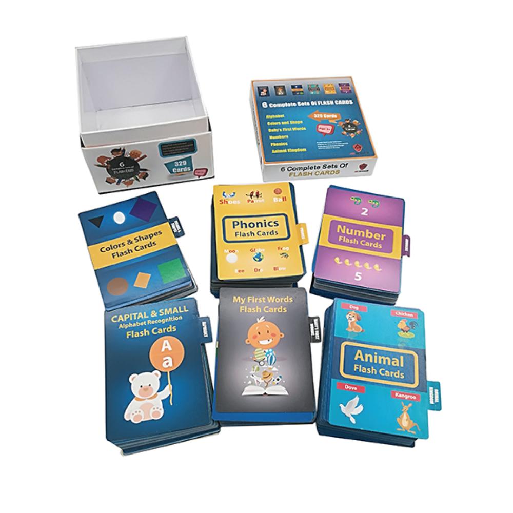 Varnish surface High quality paper flash cards