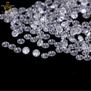 Wholesale DEF white round synthetic diamond 2mm forever brilliant moissanite