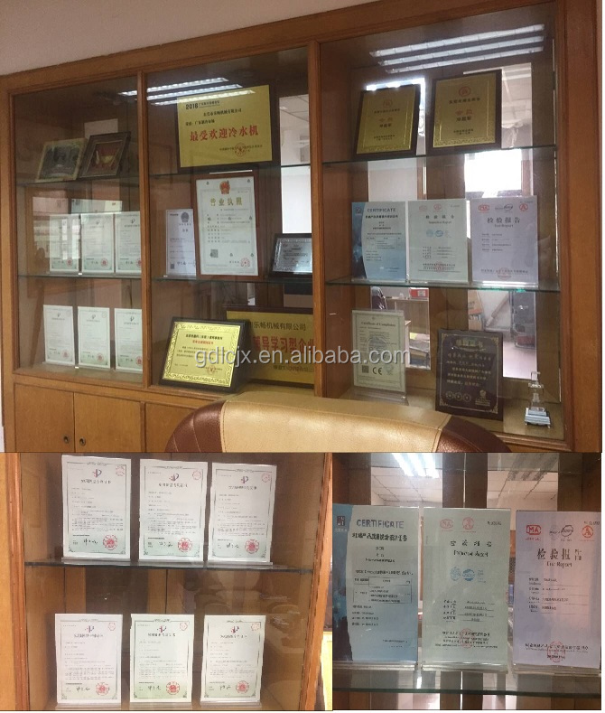 Water industrial chiller machine