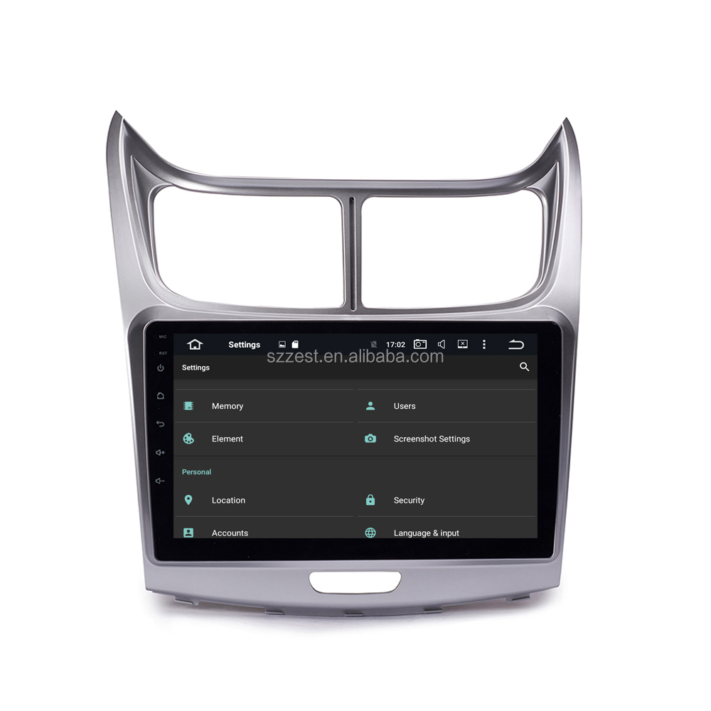 ZETSTECH 9inch Android 10.0 Car DVD Player for Chevrolet Sail 2010-2014 Radio with GPS navigation Wifi BT SWC