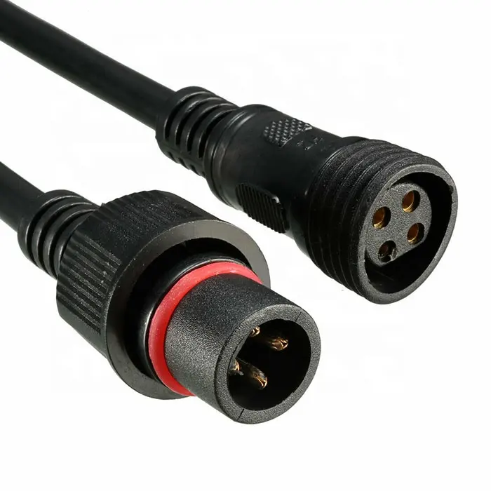 1.5m Trailer Light Electric Extension Cable Male To Female 7 Pin Plug To Socket