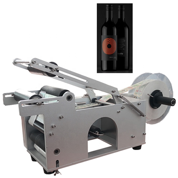 Автоматическая машина для нанесения этикеток на бутылки, ручной аппликатор для наклеек ПЭТ, две квадратные этикетки, полуавтоматическая машина для нанесения этикеток на круглые бутылки