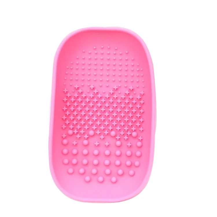 Environmental durable makeup brush cleaner / cleaning mat private label