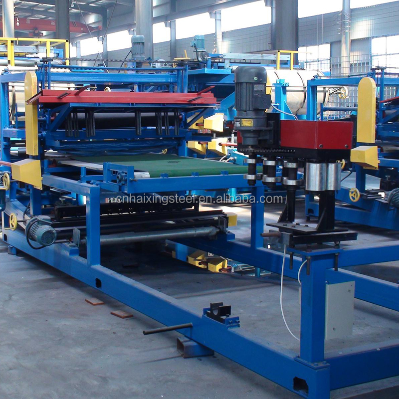 聚苯乙烯冷轧夹芯板 eps 泡沫板卷式成型机生产线