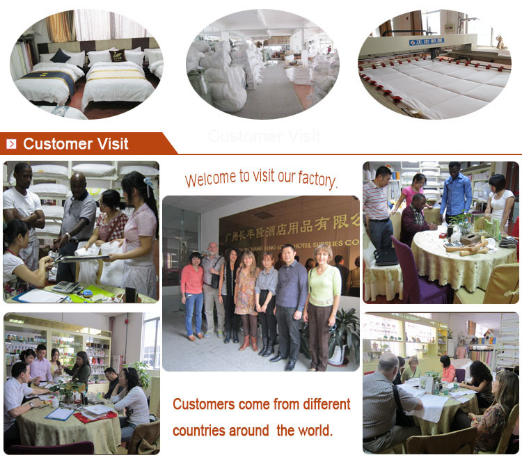CFL hotel supplies white bed sheet for hotels and hospitals