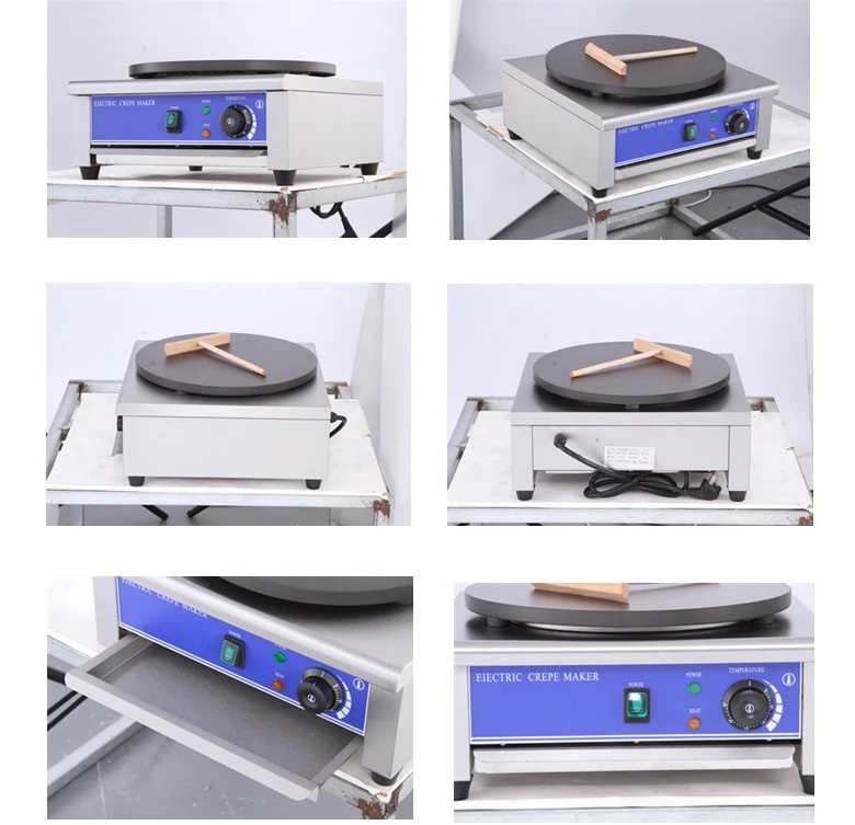 Commercial Automatic Pancake Maker Machine Crepe Makers And Hot Plate Industrial Electric Crepe Making Machine