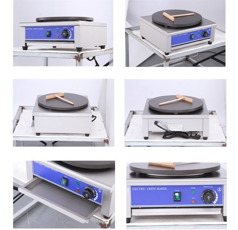 Commercial Automatic Pancake Maker Machine Crepe Makers And Hot Plate Industrial Electric Crepe Making Machine