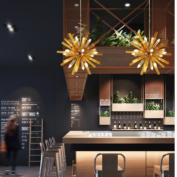 popular modern decorative handmade smoked glass pendant light  for living room