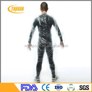 clear plastic sauna suit