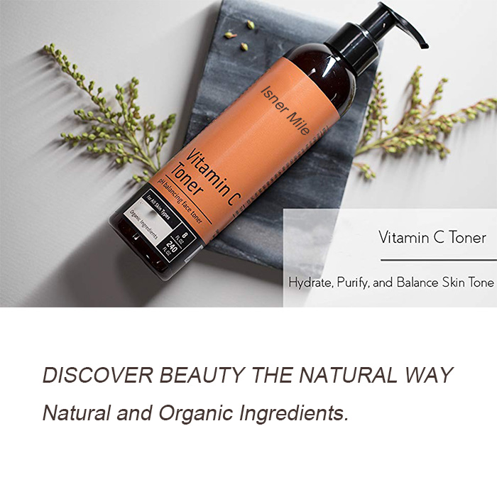 OEM ODM Private label Natural Vitamin C Face Toner Hydrating Firming PH Balancing Daily Skin Care Facial Toner