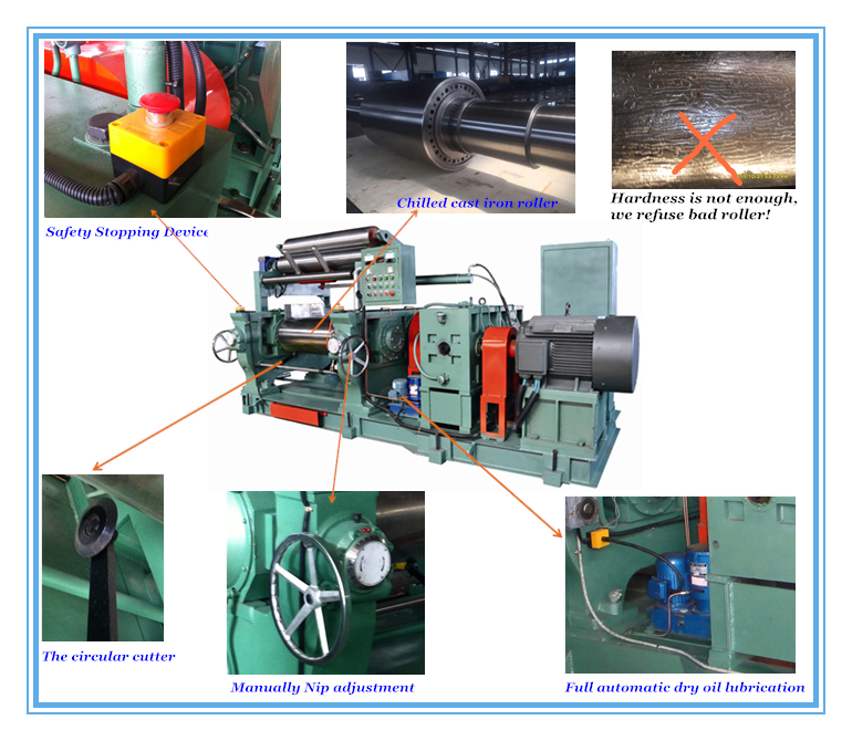 Rubber Compound Two Roll Mixing Mill