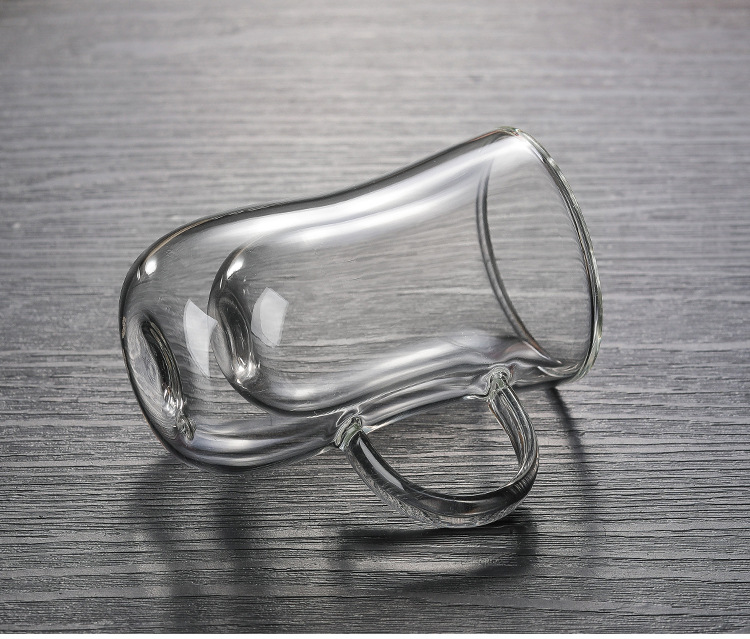 Factory supply clear Turkish double wall glass coffee cups