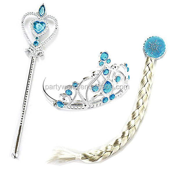 Набор Тиар для вечеринки принцессы Эльза Анна корона для снега и льда для девочек