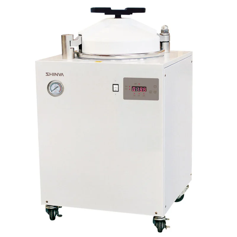 Вертикальный паровой импульсный вакуумный стерилизатор SHINVA LMQ, автоматическая модель 50L 80L 100L