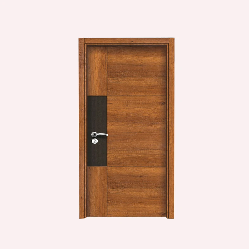 Avrupa tarzı özel iç katı ahşap ahşap yangına dayanıklı ahşap kapı modern tasarım