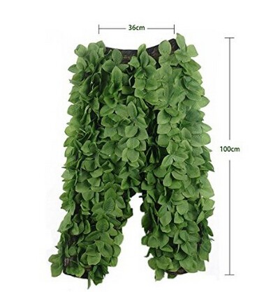 2019 3D Green Leaf Hooded Ghillie Suit