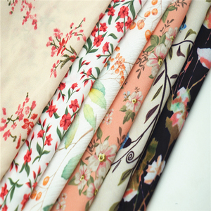 100% polyester custom floral printed chiffon fabric