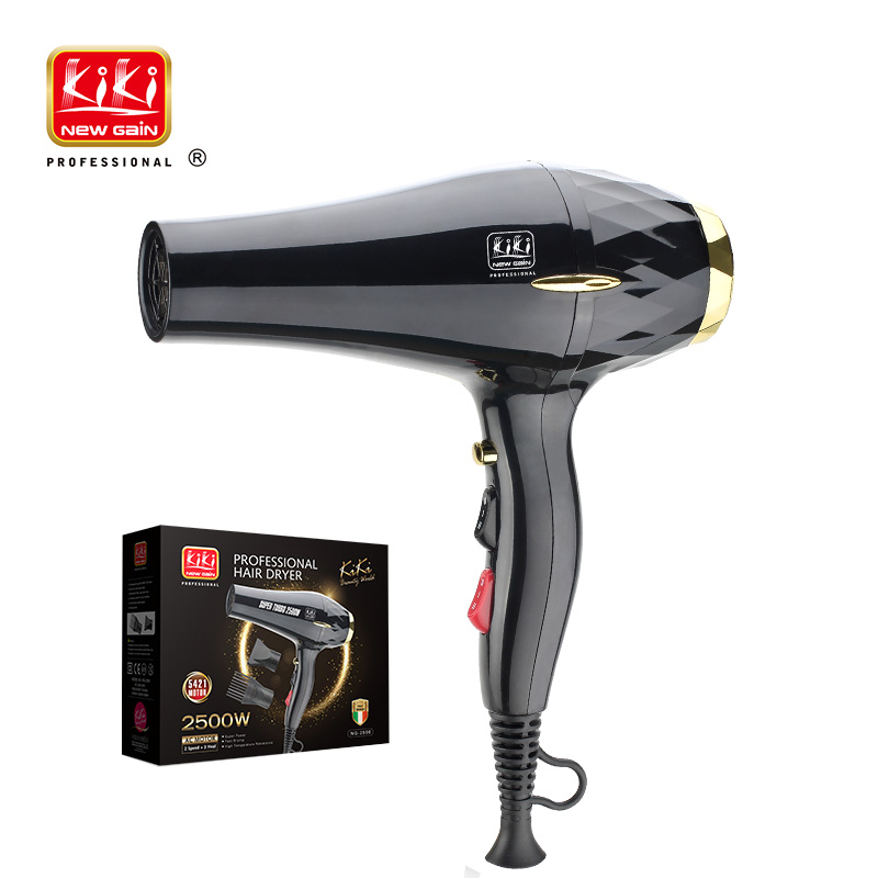 KIKI NEWGAIN Powerful 5421 AC motor 2500W Secador de pelo Salon Professional Hair Dryer for beauty shop