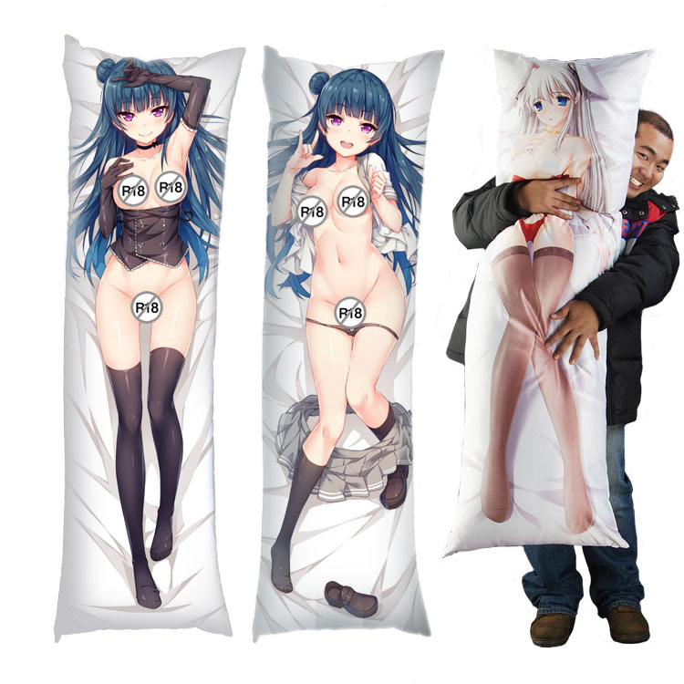 Naked anime body pillow
