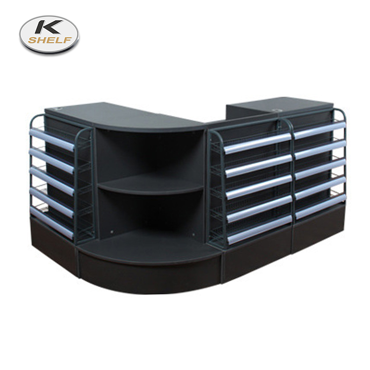 Современный простой деревянный Косметический Прилавок для наличных