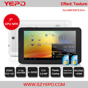 Dual Sim Dual Cam Tablet 3G Calling 7 inch MTK 8312 WCDMA GSM Android 4.4 /4.2 O/S