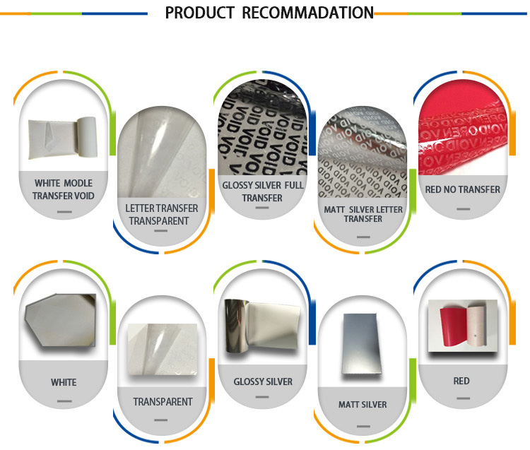 custom size fragile anticounterfeit label a4 eggshell sticker paper