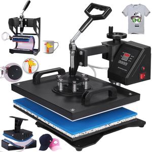 5 in 1 t shirt printing machine price
