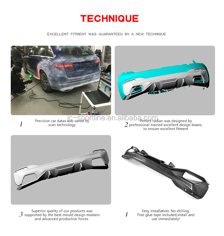 Diffusore Posteriore Effetto Carbonio Per BMW Serie 5 G30 - Compatibile Con 530i, 540i, 530d, 540d