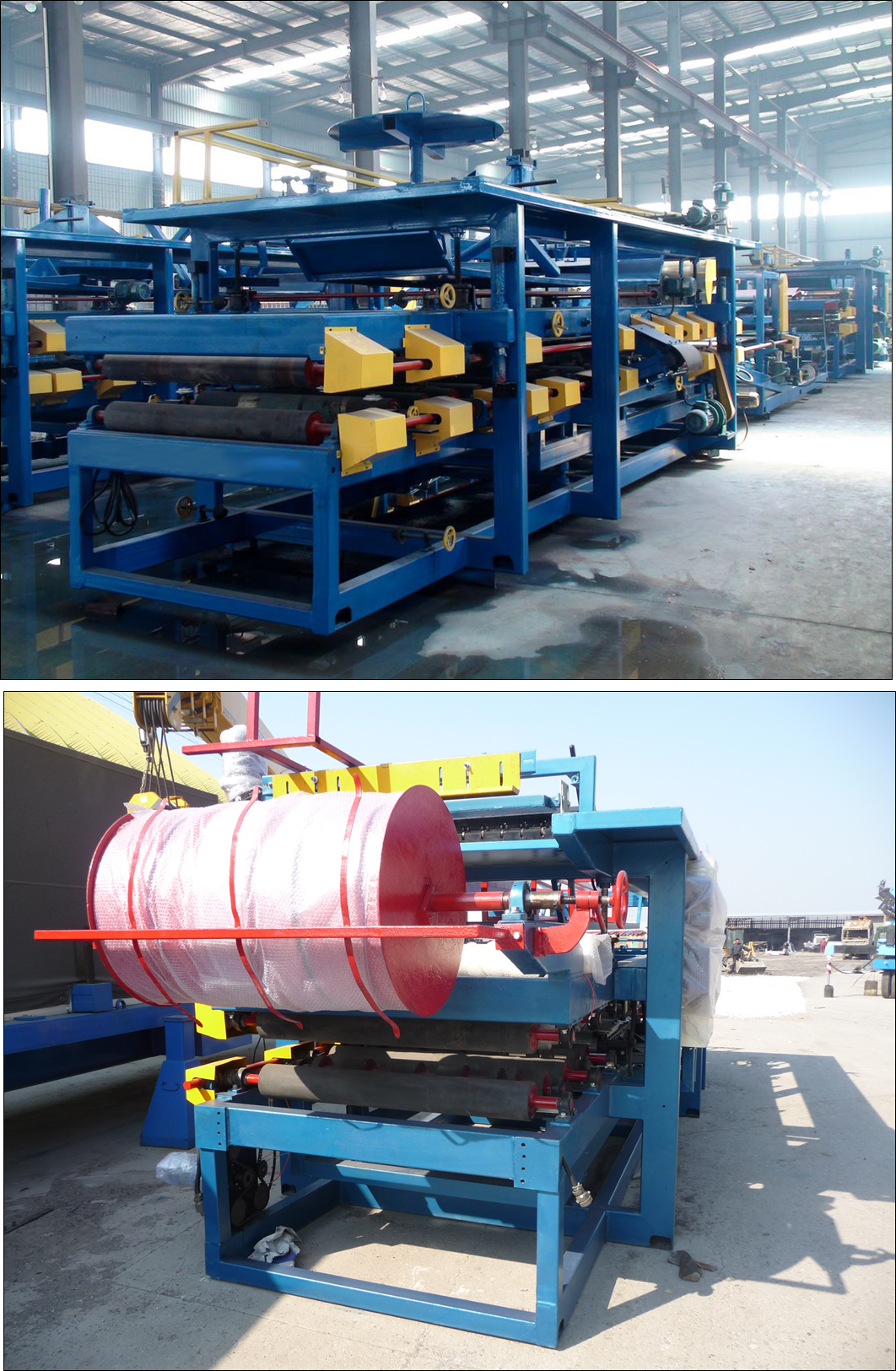 EPS Sandwich Panel Roof Roll Forming Machine For Rock Wool