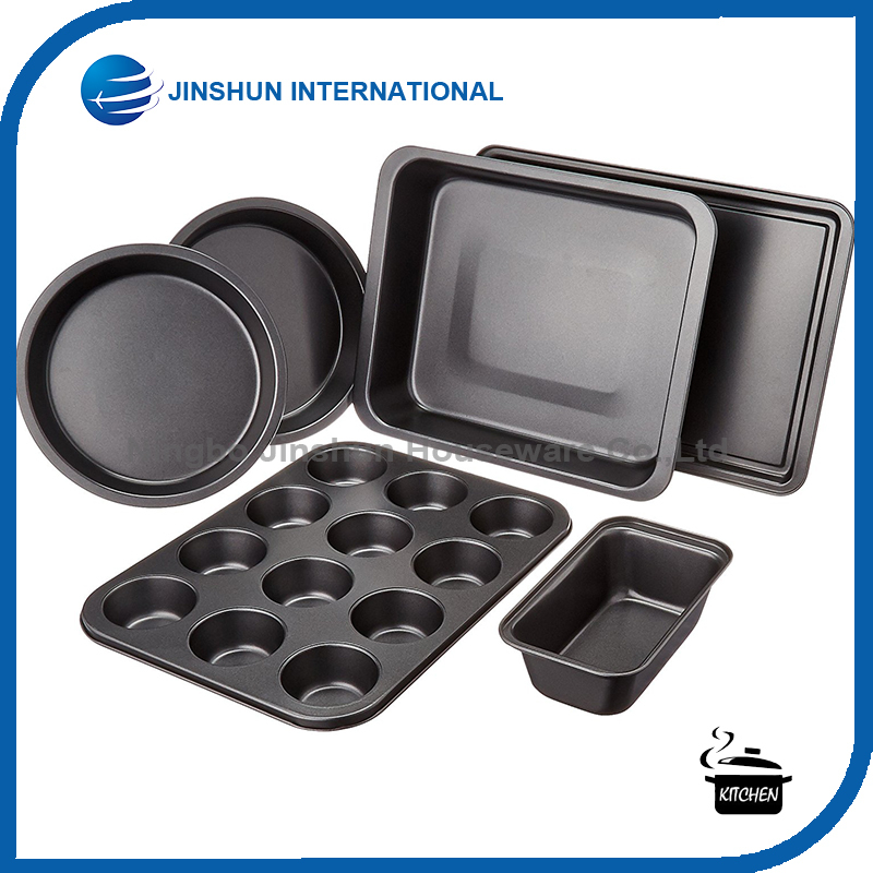 6-Piece Cake Pan буханка Pan печенья лист набор для выпечки