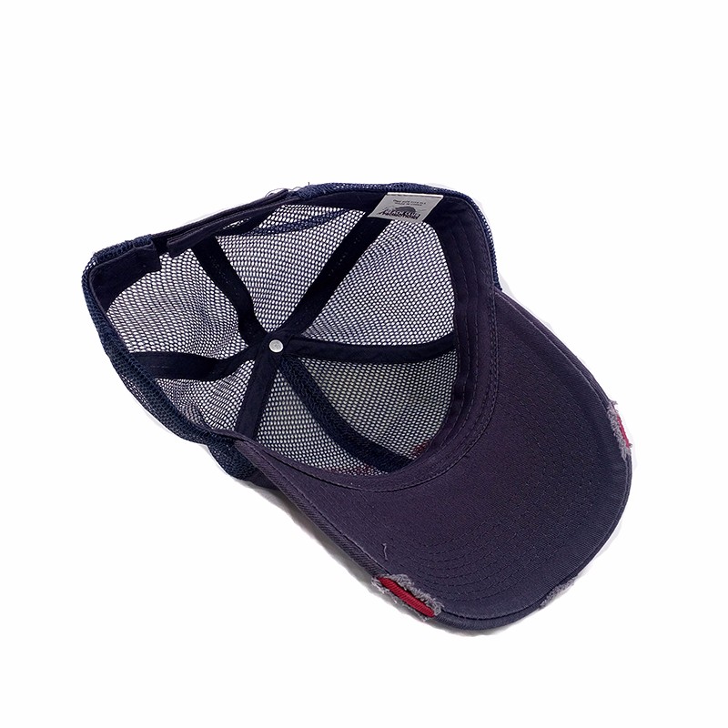 Factory supply trucker hats with mesh fabric washed baseball caps worn out hat
