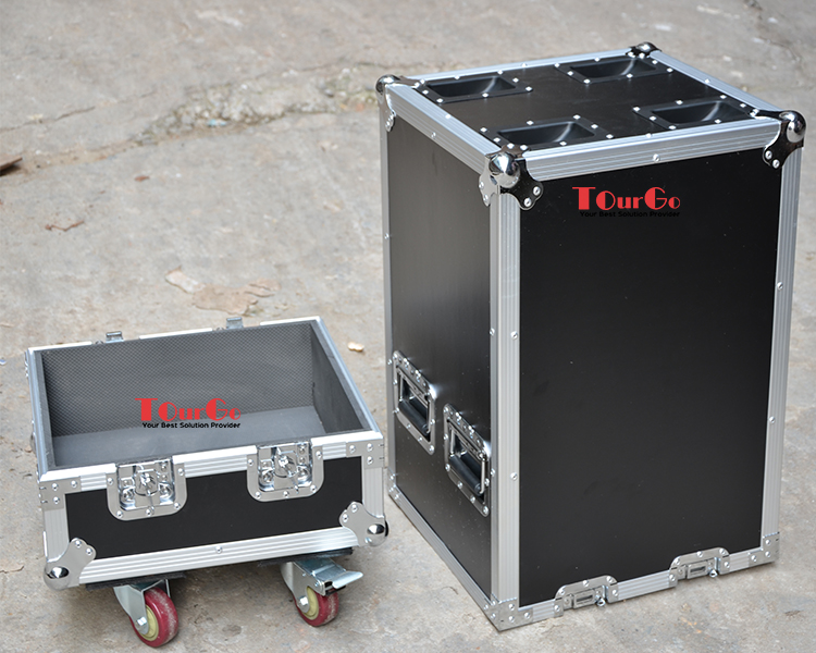 ATA Tray Type Speaker Flight Case For Single Martin XE300 Monitors
