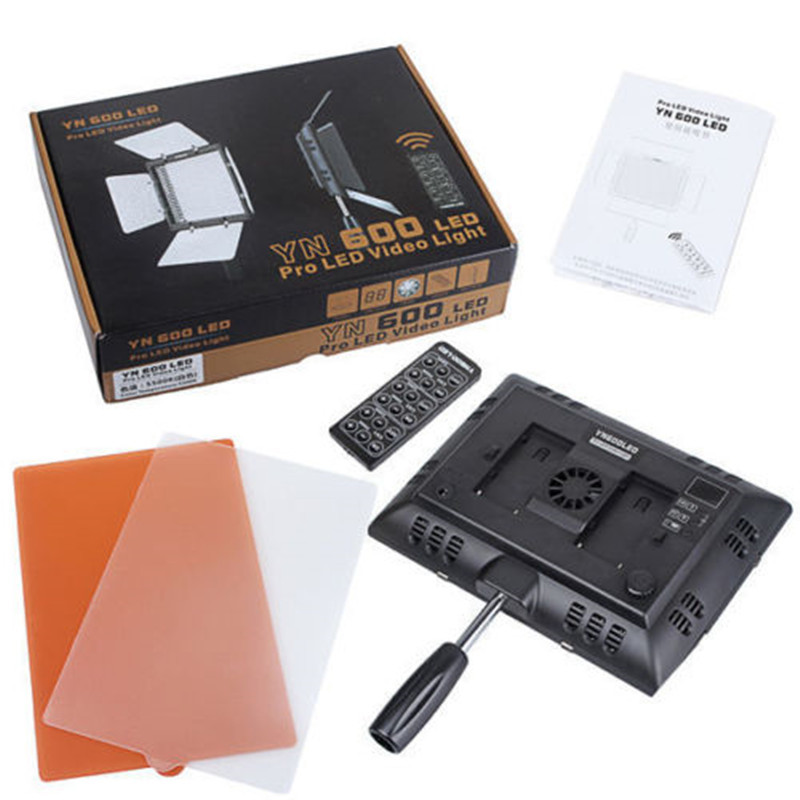 新しい YONGNUO YN600L II 600 LED ライトパネル 2 バッテリーデュアル