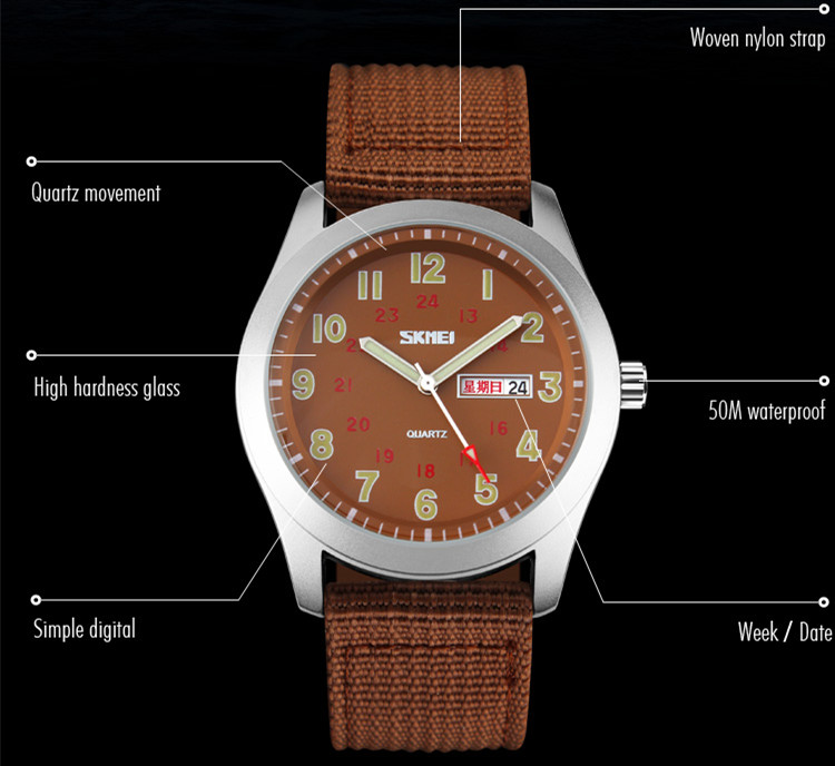 guangzhou china original manufacturer SKMEI 9112 luminous quartz men week wristwatches factories made in prc watch