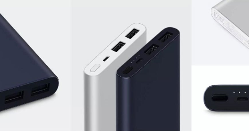 النسخة العالمية Xiaomi Mi Power Bank 2S 10000mAh بنك الطاقة مي 2S Xiaomi