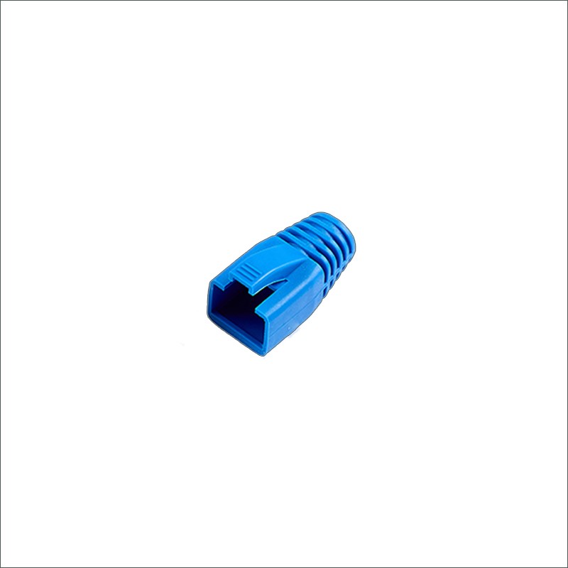Strain Relief Shielded Cat5e Connectors PVC Rj45 Connector Boot