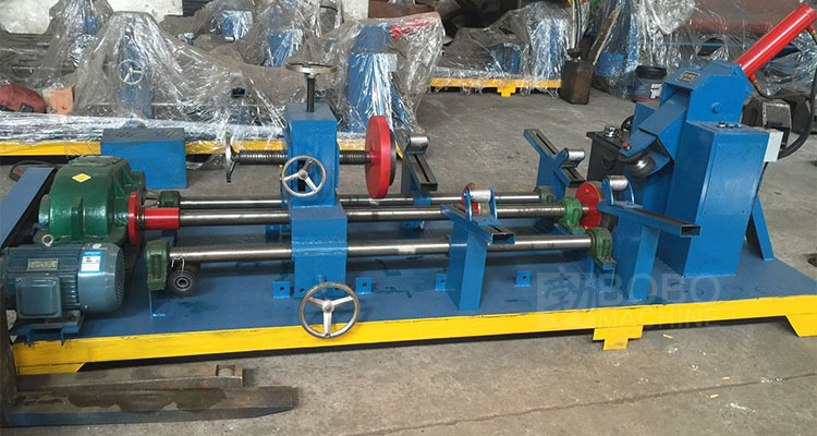 BOBO Machine blower crust vertical fan round flange roll forming shown in a detail photo for this news article