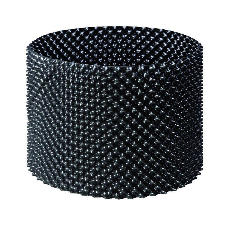 Black Plastic Soft Flower Nursery Pots UV Treatment