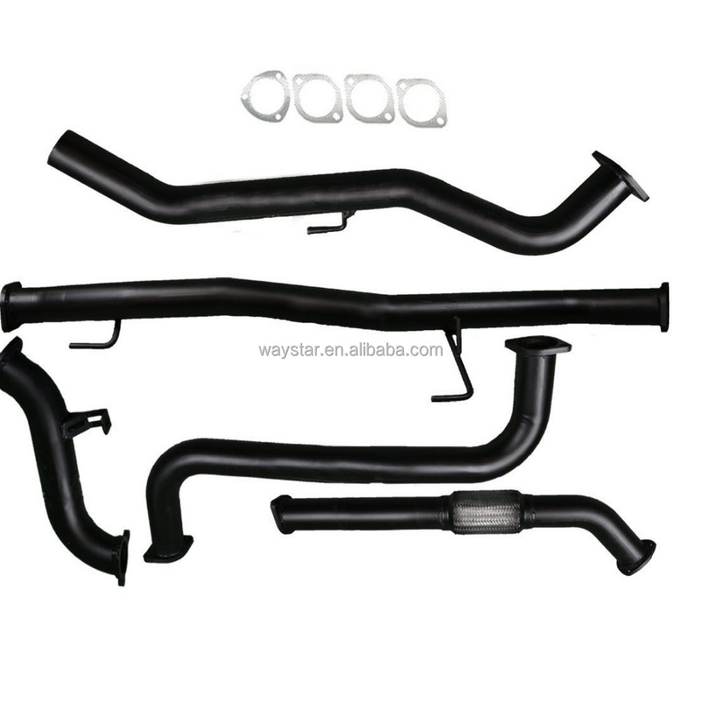 304 Turbo Stainless Steel Exhaust Down Pipe For Navara D40 YD25-T Turbo Diesel