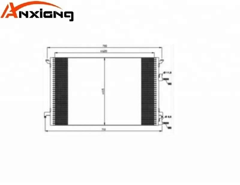 air conditioning Nissens 940320 Condenser