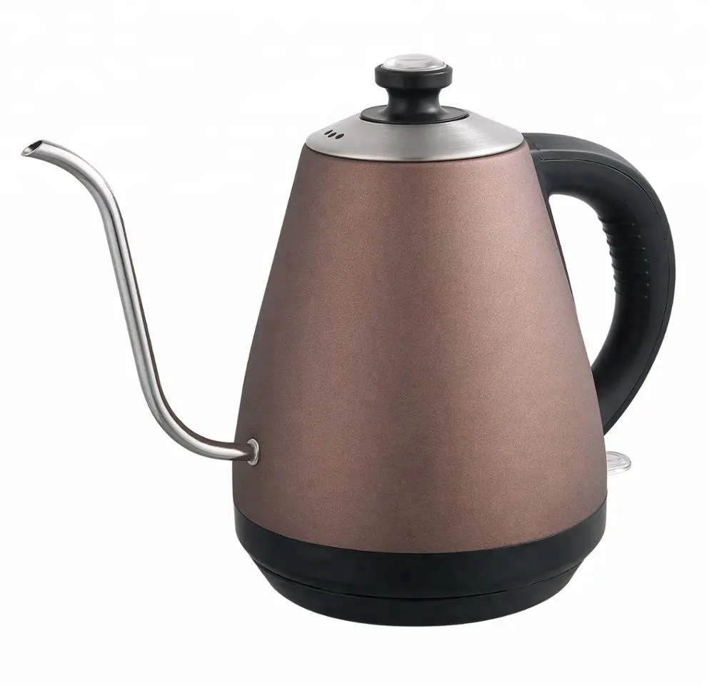 flow spout thermometer gooseneck kettle standard hand drip quick boil electric kettle pour over coffee gooseneck Kettle